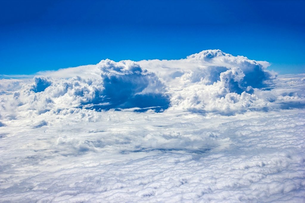 Fotografia acima das nuvens -  Marcos Domicio