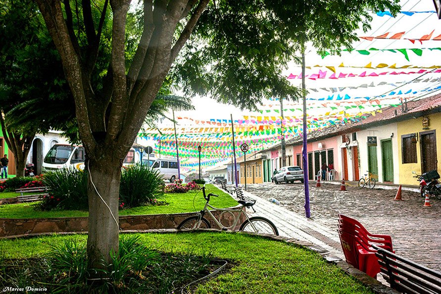 Praça Coronel Propércio em Mucugê