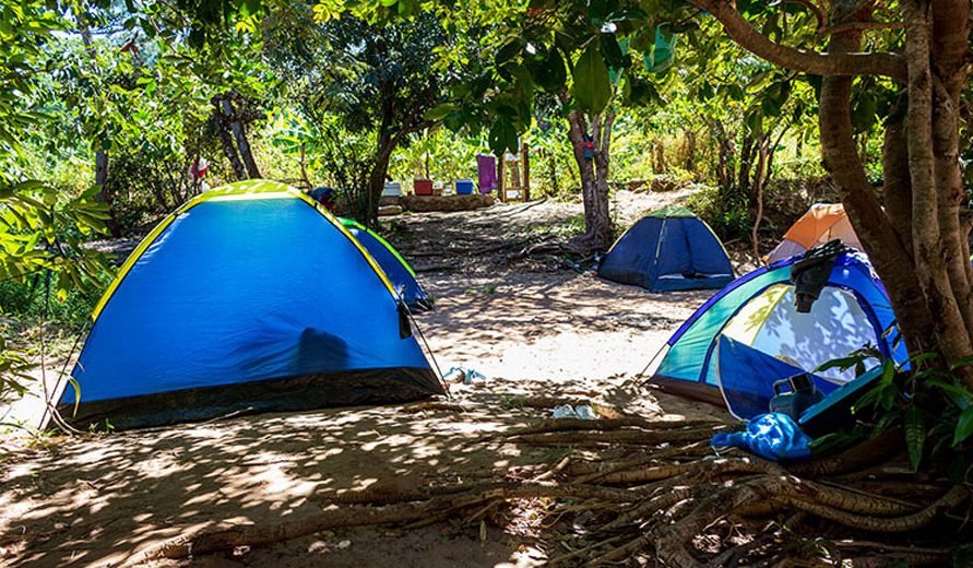 acampamento no Poço da Espingarda