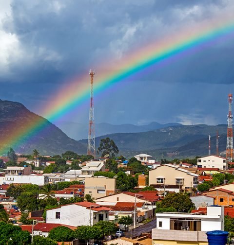Chuva com Arco-Íris em Paramirim