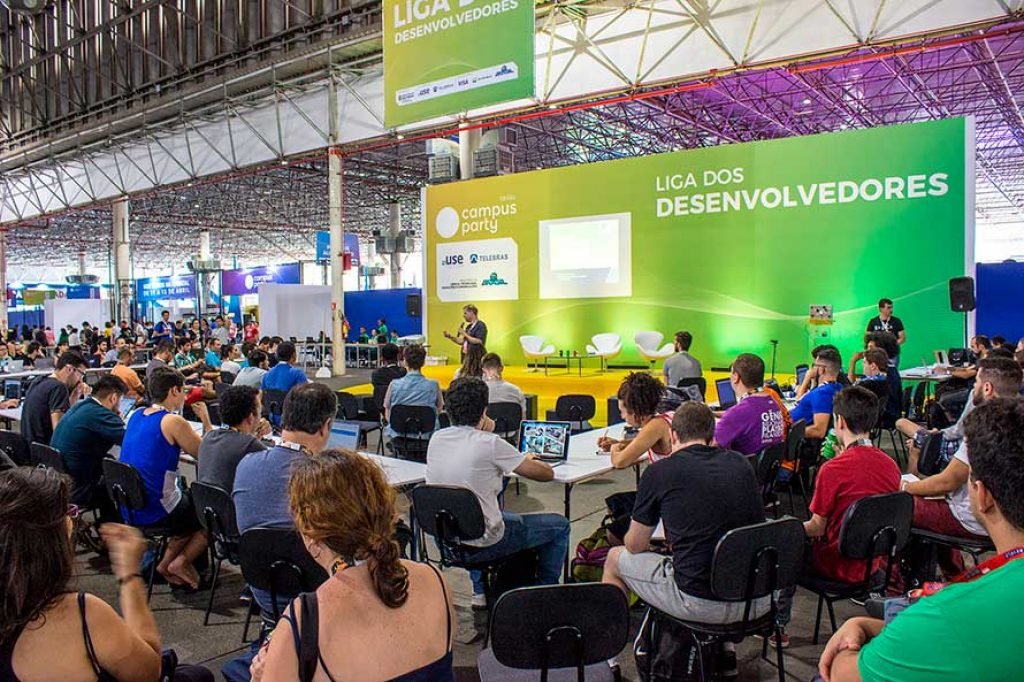 Palco Liga dos Desenvolvedores - Campus Party